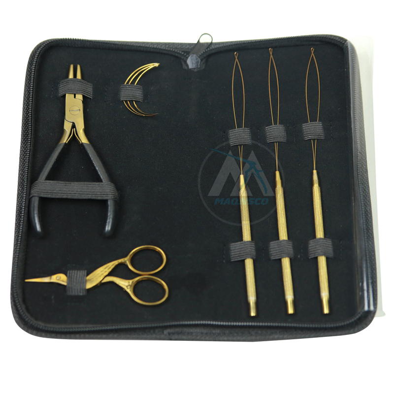 Professional Hair Extension Tool Kit Wig