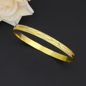 Bracelet JXX Fashion Jewelry en laiton plaqué or 24 carats, résistant à la rouille et à l'eau, pour femmes, bracelet de mariage - Product Image 4