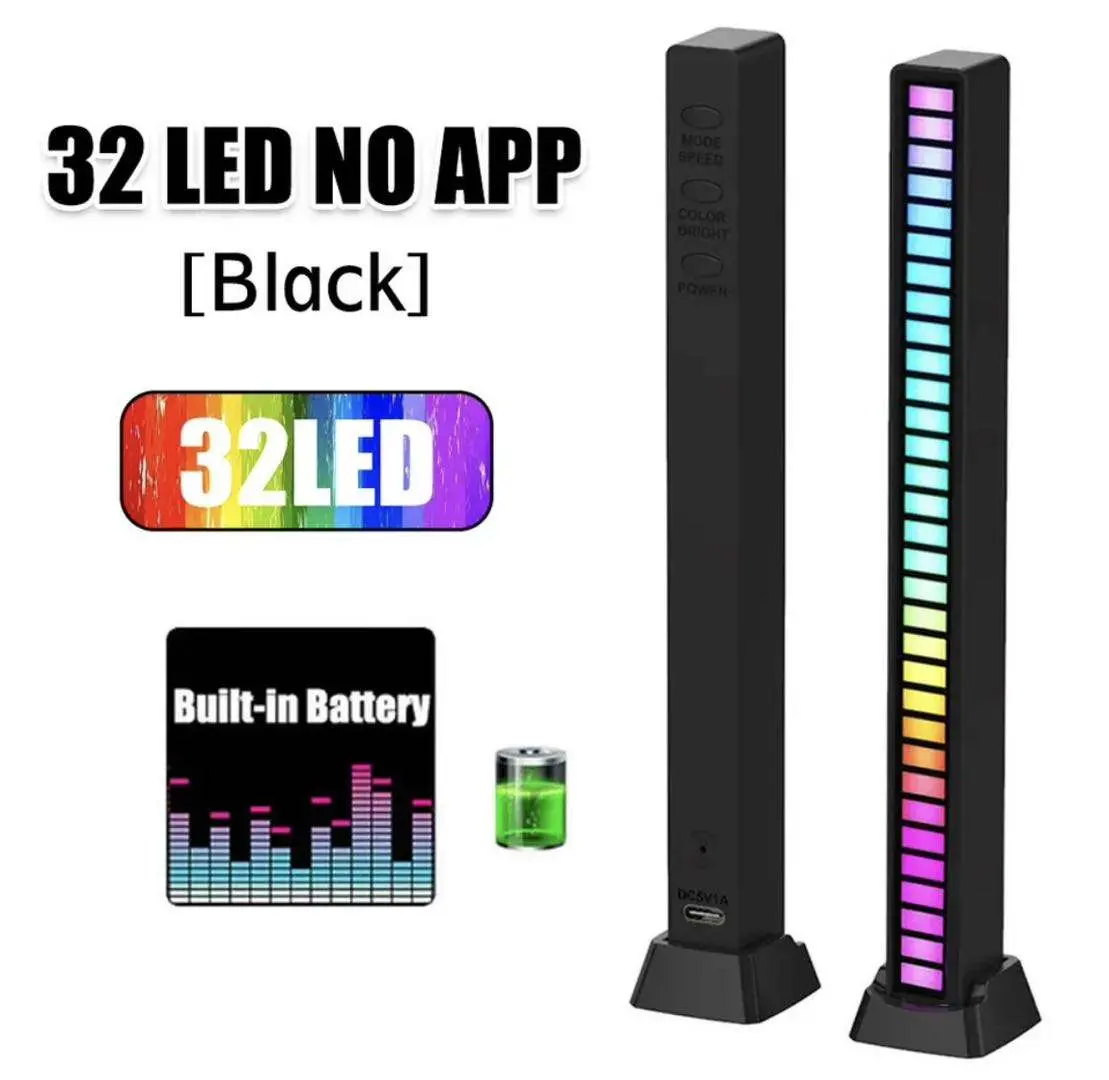 RGB 2D RF smart app voice-controlled music rhythm light TV led pick up lamp