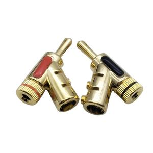 Prise banane autobloquante plaquée or, câble de haut-parleur plaqué cuivre type pistolet, câble de haut-parleur, connecteur banane, prise type pistolet 4MM - Product Image 3