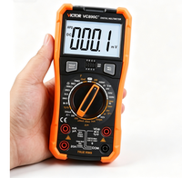 Multimètre numérique VICTOR VC890C+ True RMS, multimètre portable, testeur de température et de capacité