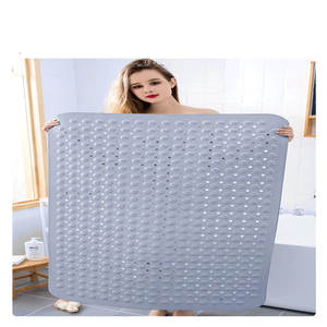 Tapis de bain TPE écologique fabriqué à la machine, antidérapant, imperméable, 53x53cm, pour utilisation dans la salle de bain - Product Image 6