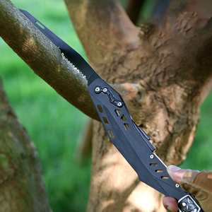 Scie-sabre pliable multifonctionnelle pour l'extérieur, outil de survie pour le camping et le jardinage - Scies-sabres de qualité supérieure avec conception de sécurité - Product Image 2
