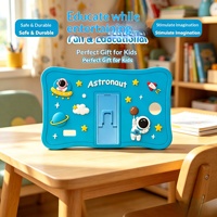 Tablet Infantil Android MTK de 7 Pulgadas, 4GB+128GB, con Funda de Silicona 3D de Astronauta y Soporte, Resistente a Caídas, con Logotipo Personalizado