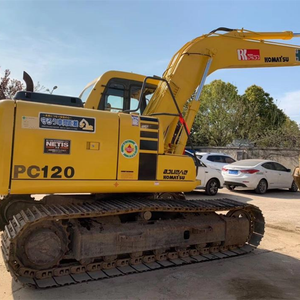 Excavadora Komatsu PC120/PC130/PC160/PC200/PC210/PC220 Usada, Fabricada en Japón, con Motor, Caja de Cambios, Bomba y Rodamientos Originales de 12 Toneladas - Product Image 1
