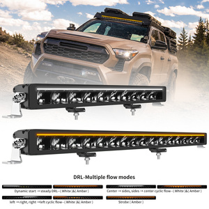 Barre lumineuse <span class=keywords><strong>LED</strong></span> bicolore anti-éblouissement avec DRL séquentiel pour semi-remorques, fourgonnettes et Iveco - Product Image 1