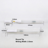 3mm rechargeable vide peinture stylo marqueur vide