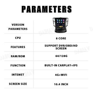 Autoradio Android 12 10,4 pouces pour Honda Acura TL 2005-2018 Écran tactile Lecteur multimédia GPS Navigation 128G 7862 - Product Image 6