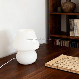 Lampe de table en verre créative Lampe rétro en forme de gourde Lampe de nuit inspirée d'Instagram pour chambre d'hôtes, bureau, chambre à coucher, sommeil - Product Image 1