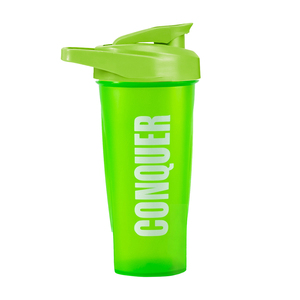 Garrafa livre do abanador do misturador da proteína do plástico do portátil 600ml ao ar livre Bpa com bola para o Gym da aptidão do esporte - Product Image 6