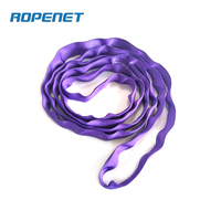 ROPENET Yüksek Performanslı Polyester Dokuma Askı İpi Ağır Yük Taşıma CE Sertifikalı 1T 3M Kaldırma Güvenliği İçin: Faktör = 7:1