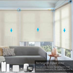 Stores Enrouleurs Solaires Électriques Automatiques Intérieurs Étanche à Prix d'Usine avec Fonction Occultante pour Fenêtres Françaises - Product Image 6