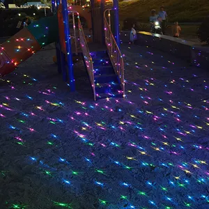 Luz láser de color RGB para exteriores, luz de luciérnaga, Parque dinámico, foco de árbol LED impermeable, 3,5 W, paisaje, jardín, proyector de nieve LED