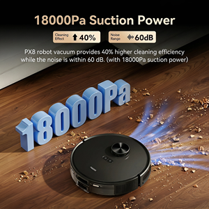 PX8 LDS Laser Robot Vacuum 3-in-1 Sweep <b>Mop</b> Smart Mapping Obstacle Avoidance Auto Recharge <b>Floor</b> Cleaner - Product Image 3