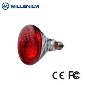 Lampe de chauffage infrarouge professionnelle millénium 250W R125 pour poulailler