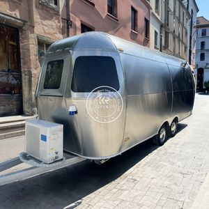 Camion de restauration vintage OEM, remorque de camping, camion de cuisine de rue, fourgon de restauration de haute qualité en acier inoxydable - Product Image 6