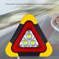 Meilleure vente USB Rechargeable LED feu de circulation Portable avertissement d'urgence Triangulo voiture réparation Construction d'urgence