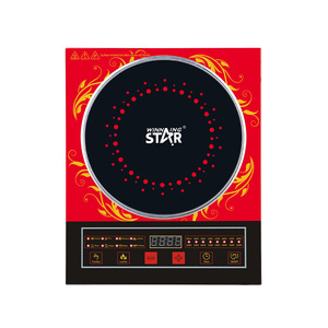 Winning Star Induction Cooker 2200W Single Burner Touch Control Red Panel Electric <b>Stove</b> - Product Image 5