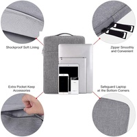 Funda Protectora para Portátil Pro Zinger PZL001 de Gran Capacidad, Informal, Impermeable, de Nailon de Cuatro Capas, para Portátiles de 9.7''-15''