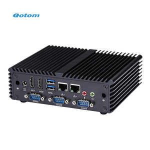 Qotom-Equipo de ordenador Qotom Mini PC Core i5, computadora de sobremesa Sin ventilador, comprar Hardware barato en China