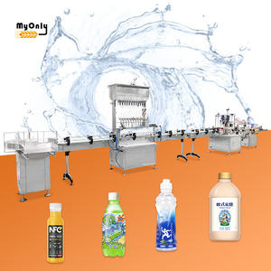 Nouvelle ligne de remplissage de jus de mangue 3 en <span class=keywords><strong>1</strong></span> <span class=keywords><strong>MY</strong></span>, machine de remplissage de bouteilles d'eau potable et de liquides à vendre - Product Image 1