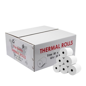 Rouleau de papier thermique direct d'usine papier de caisse enregistreuse 80mm 57mm pour la banque ATM de reçu de caissier - Product Image 6