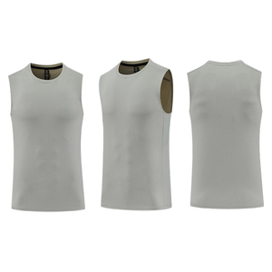 Débardeurs de compression sportifs pour hommes, séchage rapide, fitness, basketball, personnalisables, sans manches, amples, respirants, pour l'extérieur, vente en gros - Product Image 5