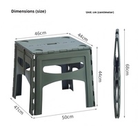 Mesa Plegable de Plástico Grande para Escritorio, Portátil, para Acampar, Jardín, Exterior
