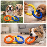 Juguete Masticable para Perros de TPR Resistente con Textura Dental Elevada, Desarrollado para Masticadores Agresivos que Requieren Uso Prolongado, Suministro de Fábrica