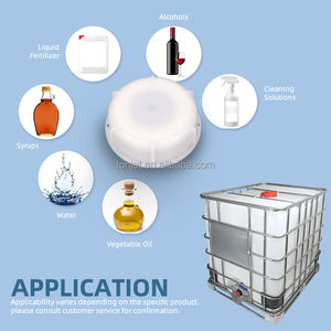 Accessoires pour réservoir IBC de 1000 L, <span class=keywords><strong>bouchon</strong></span> de valve IBC robuste, filetage femelle de 3 pouces S100x8, plastique PE, grand couvercle de port - Product Image 1