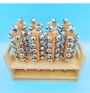 Juego de Instrumentos de Percusión de Madera para Niños, Sonajeros, Instrumentos Orff, Caja de Almacenamiento para Enseñanza Musical, Venta al Por Mayor - Product Image 2
