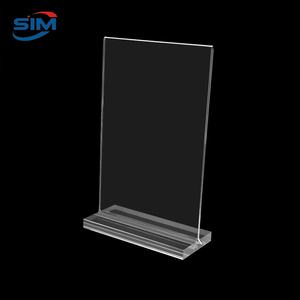 Chất lượng cao A4 A5 A6 xách tay Acrylic giữ dấu rõ ràng hiển thị trong suốt đứng cho siêu thị nhà hàng văn phòng - Product Image 1