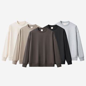 Sweat-shirts unisexes en molleton bouclette 400 g/m² de haute qualité, personnalisables et brodés, style streetwear automne, écologiques, vente en gros - Product Image 2