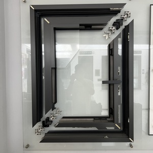 Hurricane Impact Double Glazed PVC <strong>Profile</strong> Stainless Steel Screen Horizontal Aluminum <strong>Upvc</strong> PVC Sliding <strong>Window</strong> Door <strong>Frame</strong> Glass - Product Image 5