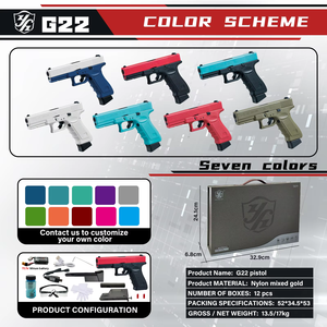 Pistola <span class=keywords><strong>Eléctrica</strong></span> G22, Juguete Electrónico para Adultos, Pistolas de Hidrogel con Gelblaster de Nailon, Pistola de Juguete Unisex Segura - Product Image 6