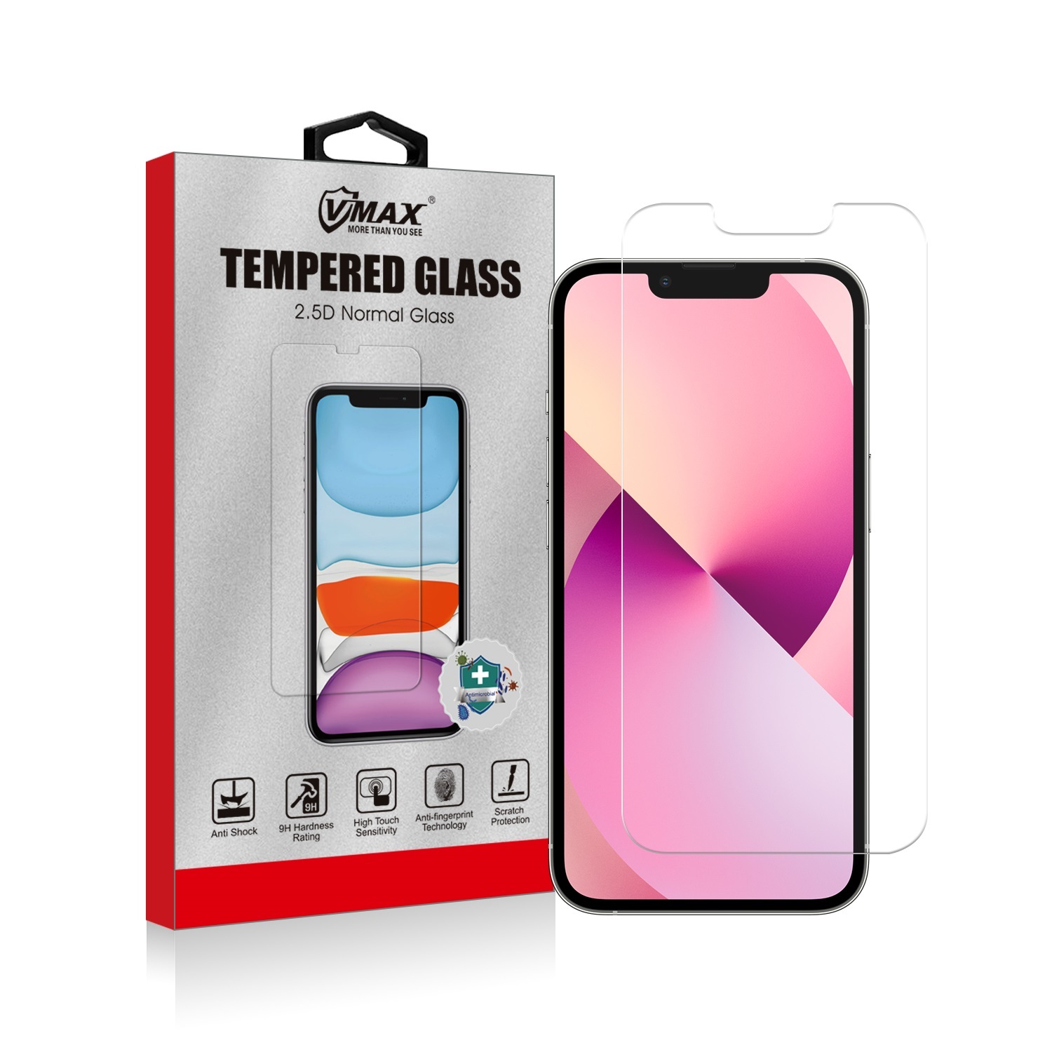 2.5D закаленное защитное стекло против царапин для iPhone 13 5,4 6,1 6,7 дюймов
