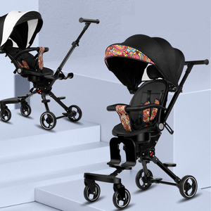 Trọng lượng nhẹ cao cảnh quan Xe đẩy em bé 3 trong 1 có thể ngồi & nằm phẳng có thể điều chỉnh di động gấp Xe đẩy em bé giá rẻ xe đẩy - Product Image 1