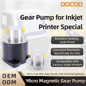 Pompe à engrenages hélicoïdaux miniature étanche à l'huile, 450 ml/min, en acier inoxydable, 3,2 MPa, électrique, pour micro-fluides, fabriquée en Chine - Product Image 2