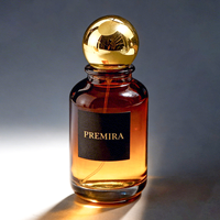 Flacon de parfum en verre cristal épais, finition mate, sérigraphie, marquage à chaud, couleur personnalisée, multi-capacités, fabrication en usine
