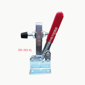 GH-203-FL Right Angle <b>Clamp</b> Galvanized Steel Industrial <b>Clamp</b> Metric 24mm Width Non Adjustable - Product Image 1