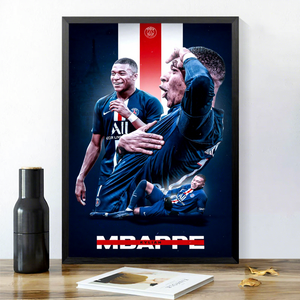 Décoration murale personnalisée <span class=keywords><strong>Paris</strong></span> Saint-Germain : Affiches de stars du football pour salons, chambres, tables de chevet et dortoirs - Product Image 4