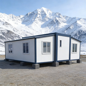 Maison conteneur extensible de 40 pieds, 2, 3, 4 ou 5 chambres, préfabriquée, de luxe, modulaire, en acier, villa moderne et portable à vendre - Product Image 3