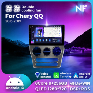 NaviFly NF Le plus récent Android13 QLED écran tactile stéréo de voiture <span class=keywords><strong>android</strong></span> pour Chery <span class=keywords><strong>QQ</strong></span> 2013-2019 prend en charge le double ventilateur de refroidissement DSP + AMP - Product Image 3