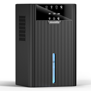 Deshumidificador para el hogar Eliminación de humedad Deshumidificador portátil para el hogar con pantalla - Product Image 1