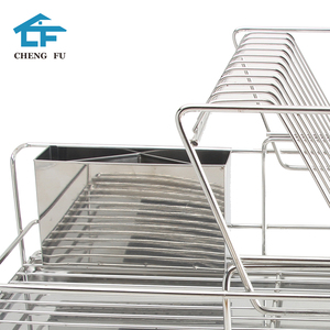 Estante de secado de platos de acero inoxidable, almacenamiento de cocina, nueva tecnología - Product Image 4