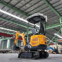 Mini-excavatrice compacte YANMAR de 1,94 tonne CT18-8B6L - Excavatrice sur chenilles à faible pression au sol avec 25 kPa pour les travaux de pelouse et de chaussée