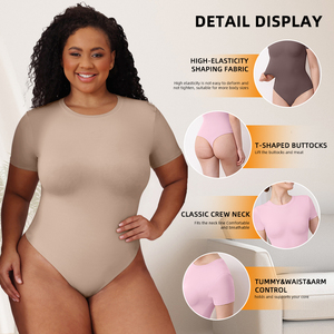 Vêtements de haute qualité sans couture culotte une pièce mince bout à bout taille haute vêtements de forme intégrale pour femmes - Product Image 4