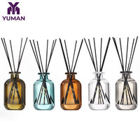 Diffuseur de parfum en verre à base d'huiles essentielles végétales naturelles 150 ml – Éliminateur d'odeurs écologique et longue durée