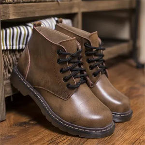 Gebrauchte gebrauchte Stiefel für Männer Trekking schuhe Leder High Top Martin Stiefel Gebrauchte Kletter schuhe zum Wandern - Product Image 6