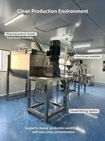 Mélangeur à tambour SUS316L 500L, mélangeur à ruban de qualité alimentaire, machine à mélanger la poudre en acier inoxydable pour la production industrielle
